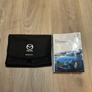2016 Mazda 3 Owners Manual With Case!